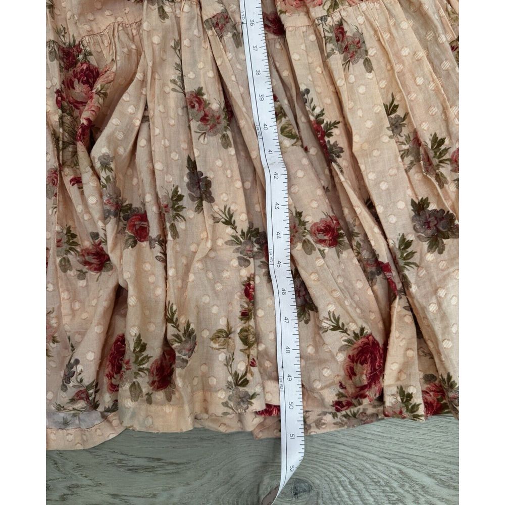 LoveShackFancy | Carlton Dress | Pink Lemonade Orange | Size 10 - Picture 6 of 9